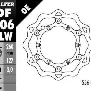 Wyprzedaż GALFER TARCZA HAMULCOWA PŁYWAJĄCA 260MM KTM WSZYSTKIE MODELE, HUSABERG (NG140)