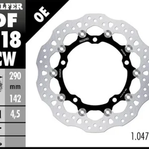 Okazja GALFER TARCZA HAMULCOWA PŁYWAJĄCA PRZÓD 290MM KAWASAKI ZX-4RR ‘24- (290X142X4,5MM)