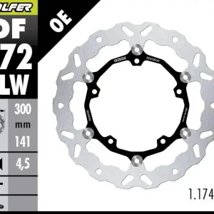 Bestseller GALFER TARCZA HAMULCOWA PRZÓD APRILIA TUAREG 660 ‘22- (300X141X4,5) (WAVE FLOATING)