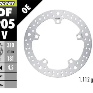GALFER TARCZA HAMULCOWA PRZÓD BMW R 1300GS ADVENTURE ‘23-‘25 (ROUND DISC) (310X181X4.5MM) Sprawdź teraz