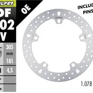 GALFER TARCZA HAMULCOWA PRZÓD BMW R 850/1100/1150/1200 (305X181X4,8) (NG1044) Łatwy zwrot