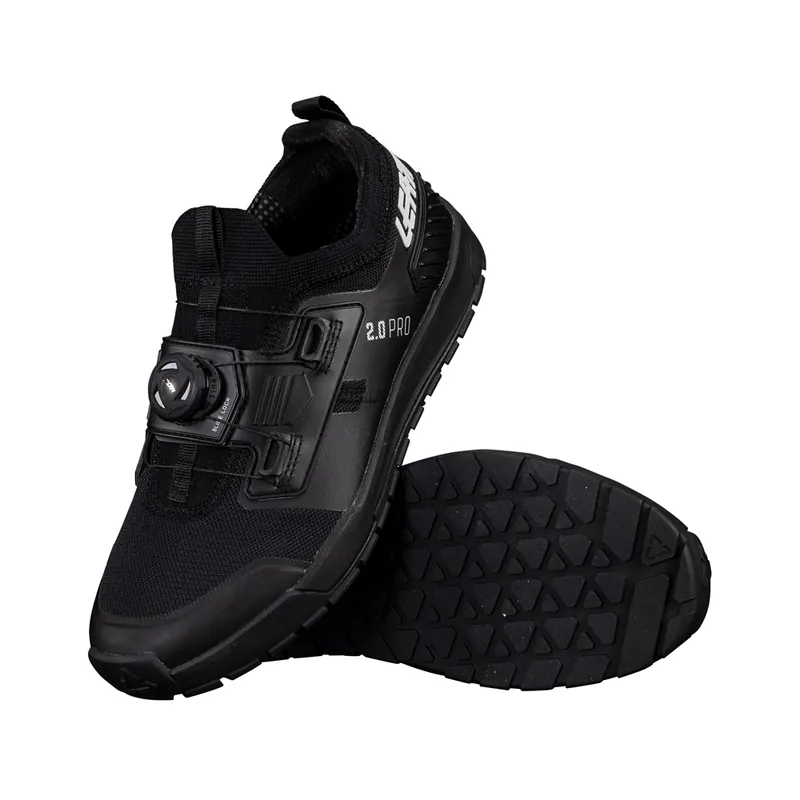 LEATT BUTY ROWEROWE PROFLAT 2.0 (PLATFORMY) SHOE BLACK KOLOR CZARNY ROZMIAR 44 / 28 cm Dostępne od ręki