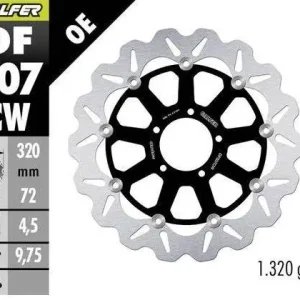 Wyprzedaż GALFER TARCZA HAMULCOWA PRZÓD DUCATI DIAVEL 1200 ‘11-; HYPERMOTARD 939/950 ‘13-; MONSTER 796/797/821/1200 ‘10-; MULTISTRADA 937/950/1200 ‘10-; X DIAVEL 1260 ‘19- (WAVE FLOATING) (320X72X4,5MM)