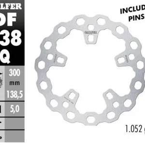 GALFER TARCZA HAMULCOWA PRZÓD HARLEY-DAVIDSON (300X138X5) (CUBIQ) Szybka wysyłka