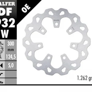 GALFER TARCZA HAMULCOWA PRZÓD HARLEY-DAVIDSON (300X124,5X5) (KOŁO HARLEY DAVIDSON CHISER LUB SLICER ‘09-‘18) Rabat