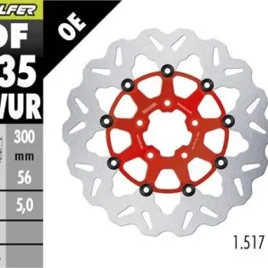 GALFER TARCZA HAMULCOWA PRZÓD HARLEY-DAVIDSON (300X56X5) PŁYWAJĄCA KOLOR CZERWONY Rabat