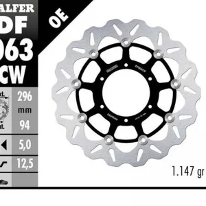 GALFER TARCZA HAMULCOWA PRZÓD HONDA CBR 600F4 i SPORT ‘01-‘10; CB 900 HORNET ‘01-; VTX 1800C ‘01- (WAVE FLOATING) (296X94X5MM) Obniżka ceny