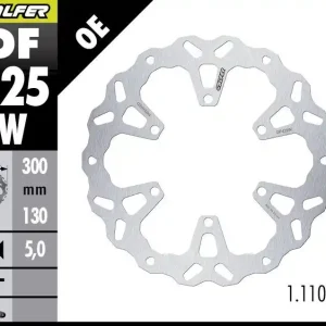 GALFER TARCZA HAMULCOWA PRZÓD KAWASAKI KLE 500 ‘26- (WAVE FIXED) (300X130X5MM) Wysoka jakość