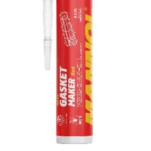 Niska cena MANNOL GASKET MAKER - SILIKON USZCZELNIAJĄCY- KOLOR CZERWONY 310 G (ZASTĘPUJE USZCZELKI) (9914) (24)