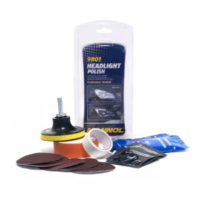 MANNOL HEADLIGHT POLISH ZESTAW POLERSKI DO REFLEKTORÓW (9801) (42) Tylko do końca tygodnia