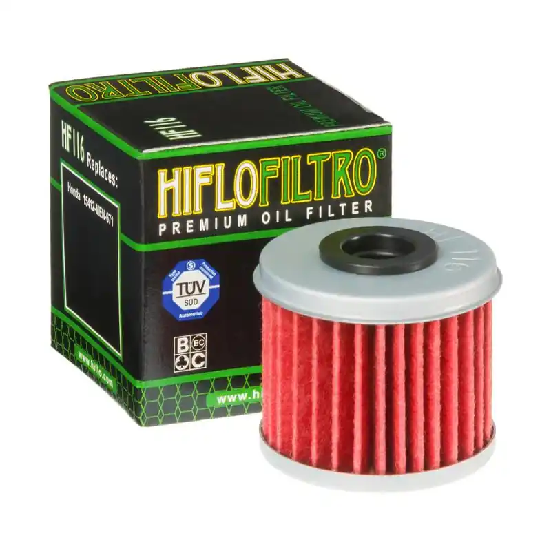 HIFLO FILTR OLEJU HF 116 HONDA CRF 250/450 (02-24), HUSQVARNA TC/TE 250/310 09-14 (50) Wybór klientów