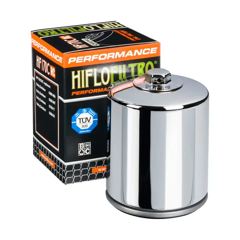 Bezpieczna płatność HIFLO FILTR OLEJU HF170CRC RACING HARLEY-DAVIDSON CHROMOWANY
