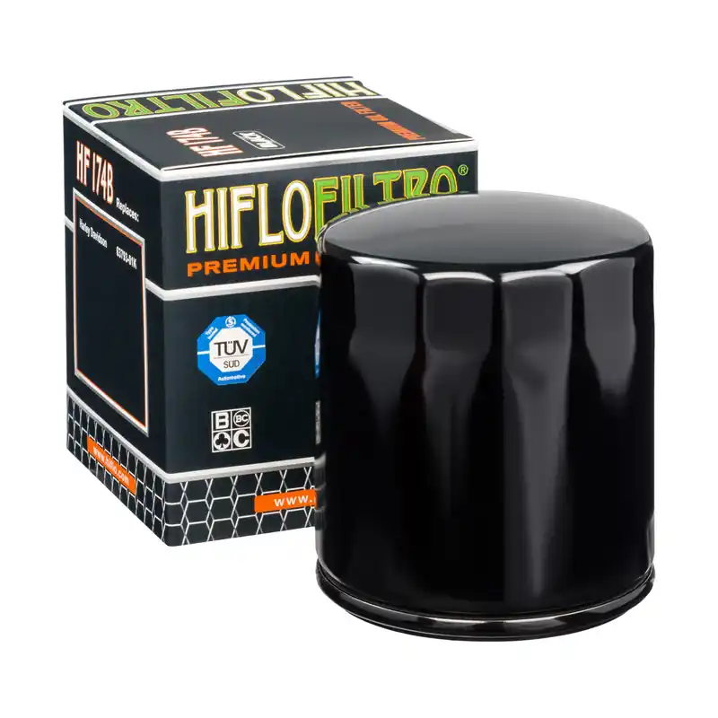 HIFLO FILTR OLEJU HF 174B HARLEY-DAVIDSON V-ROD (CZARNY) (50) Tani