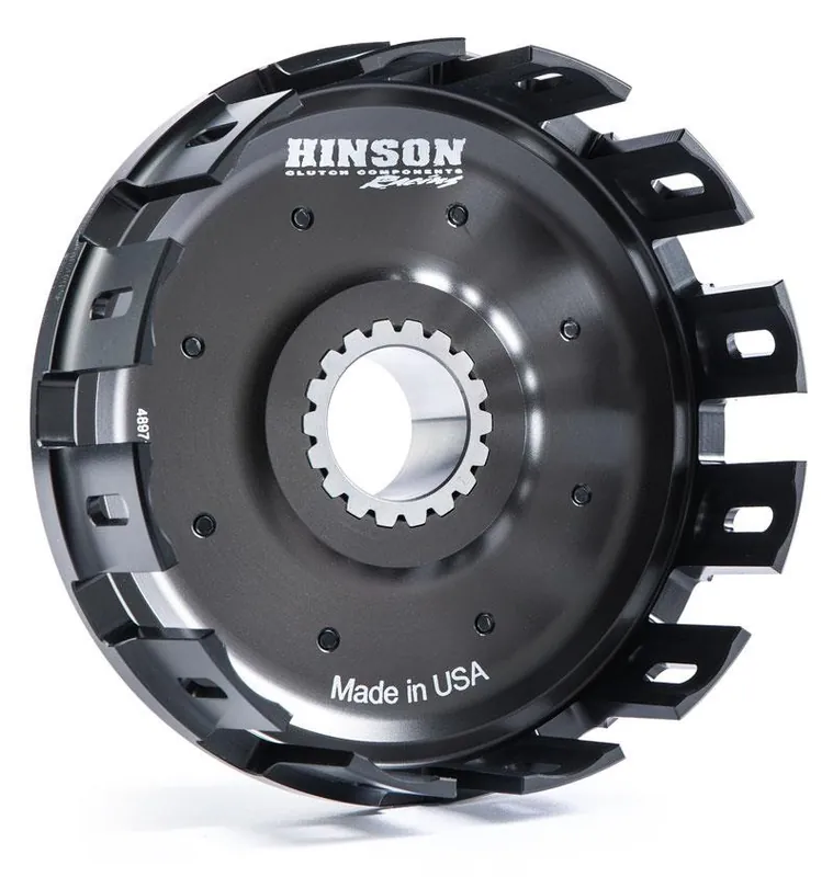 HINSON KOSZ SPRZĘGŁOWY ZEWNĘTRZNY YAMAHA YZ 125 ‘05-‘26; YZ 125X ‘20-‘26 (BILLETPROOF CLUTCH BASKET) (ZAWIERA KOŁO ZĘBATE ROZRUSZNIKA) Nowość