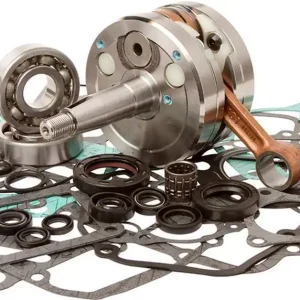 Nowość HOT RODS ZESTAW NAPRAWCZY DOŁU SILNIKA HONDA CR 125R ‘01-‘02 (WAŁ KORBOWY, ŁOŻYSKA, USZCZELNIACZE, USZCZELKI)