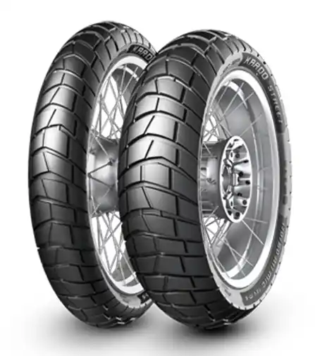Zniżka METZELER KOMPLET OPON (4098000) 100/90-19 KAROO STREET (57V) TL 2023 + (3556000) 130/80R17 KAROO STREET (65V) TL 2022
