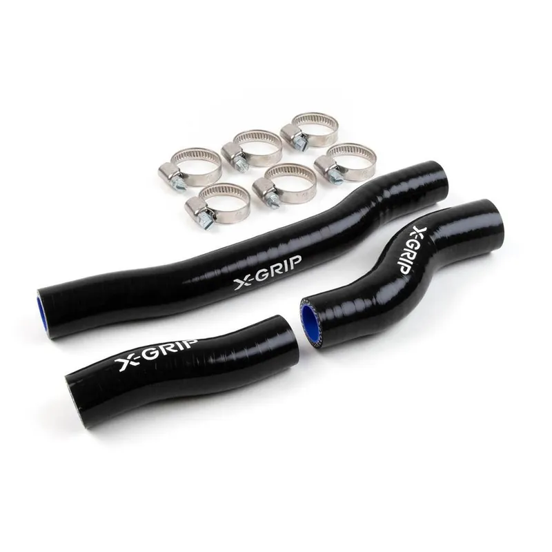 Zniżka X-GRIP SILIKONOWE WĘŻE/PRZEWODY CHŁODNICY KTM EXC 250/300 TPI ‘20-‘23, HUSQVARNA TE/TEI 250/300 TPI ‘20-‘23 ,GAS-GAS EC 250/300 TPI ‘20-‘23 KOLOR CZARNY