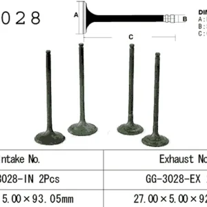 VESRAH ZAWÓR WYDECHOWY SUZUKI DR 350 ‘90-‘99, LTA 400 EIGER ‘02-‘09 (2 NA POJAZD) AN 400, LTA 500 (OEM 12912-01D00) (1SZT.) (MADE IN JAPAN) Ograniczona ilość