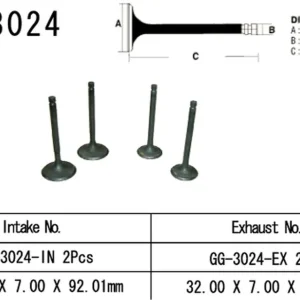 Obniżka ceny VESRAH ZAWÓR WYDECHOWY SUZUKI GS 500 E/F ‘89-‘10 (OEM 12912-01D00) (1SZT.) (MADE IN JAPAN)