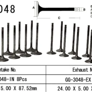 VESRAH ZAWÓR WYDECHOWY SUZUKI GSX 750F ‘98-06‘ (OEM 12912-03F00) (1SZT.) (MADE IN JAPAN) Sprawdź teraz