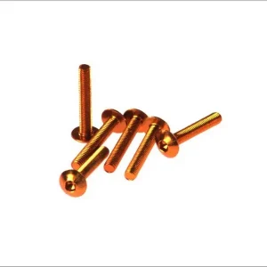 V PARTS (VICMA) ZESTAW ŚRUB OWIEWKI M5X30 (6SZT.) KOLOR POMARAŃCZOWY (IMBUSOWA PŁASKA)(TA530NO) Nie przegap