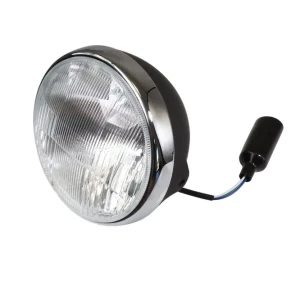 EMGO REFLEKTOR / LAMPA UNIWERSALNA KOMPLETNA CZARNA Z CHROMOWANYM PIERŚCIENIEM (ŚREDNICA WKŁADU 7" / 17,80CM) (HOMOLOGACJA E-MARK) Zamów teraz