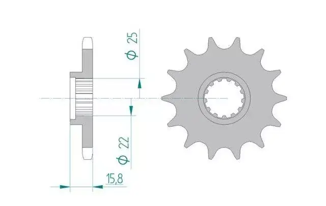 Oferta limitowana AFAM 24508-15 zębów zębatka stalowa PRZÓD rozmiar 525