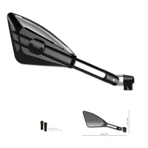 FAR LUSTERKO LEWE VIPER REGULOWANE (ALUMINIUM) KOLOR CZARNY Oferta limitowana
