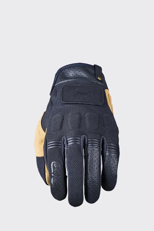 FIVE GLOVES RĘKAWICE SKÓRZANO-TEKSTYLNE SCRAMBLER KOLOR CZARNY/BEŻOWY ROZMIAR 10 (L) Zamów teraz
