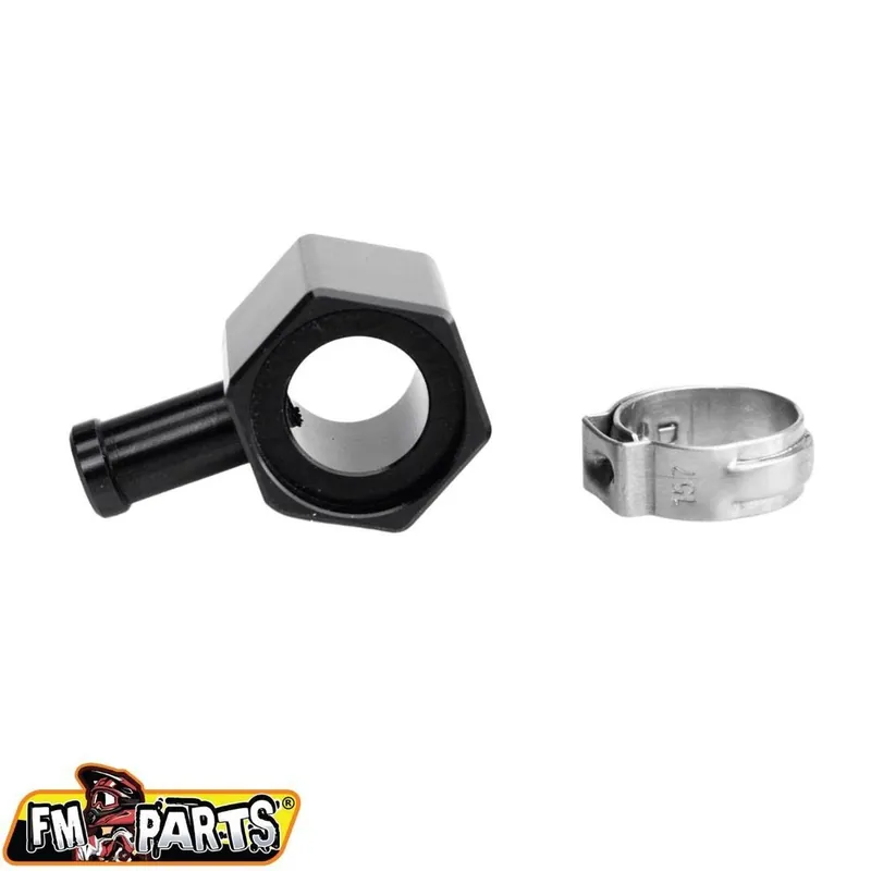 FM-PARTS ALUMINIOWE ZŁĄCZE ZBIORNIKA PALIWA KTM / HUSQVARNA / GAS GAS TPI ‘18-‘23 KOLOR CZARNY Ograniczona ilość