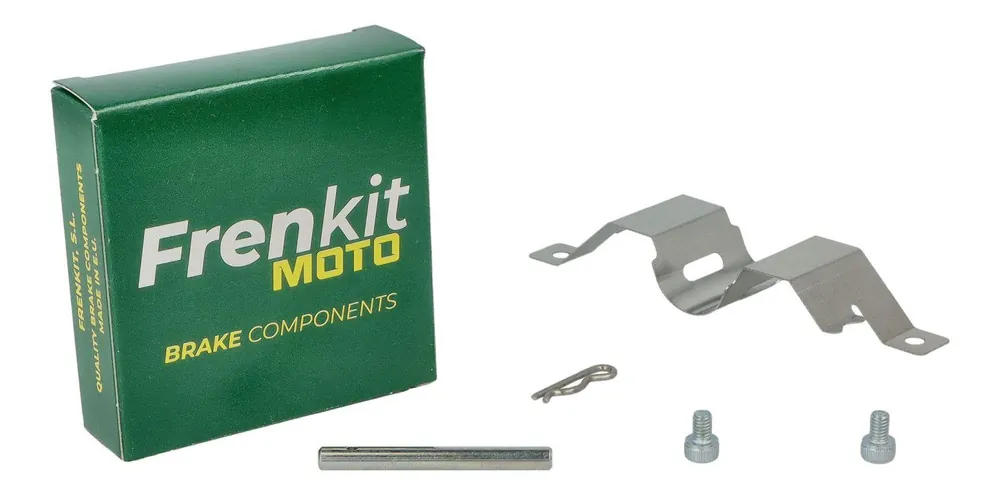 FRENKIT MOTO 2026/05 ZESTAW BLASZEK USTALAJĄCYCH, TRZPIENI I ZABEZPIECZEŃ ZACISKU HAMULCOWEGO TOKICO PRZÓD BMW K 1200 LT ‘97-‘08, K 1200 R ‘04-‘08, K 1600 B / GT / GTL ‘10-‘20, R 1150 R ‘00-‘06, R 1200 C / MONTAUK ‘01-‘05, R 1200 R ‘06-‘13 Ostatnia szansa
