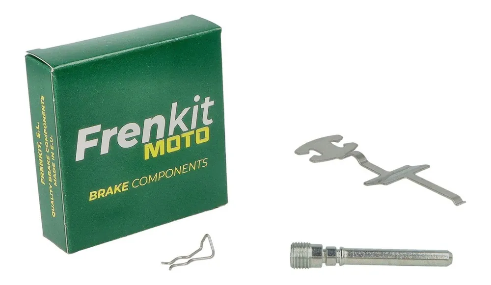 FRENKIT MOTO 2026/05 ZESTAW BLASZEK USTALAJĄCYCH, TRZPIENI I ZABEZPIECZEŃ ZACISKU HAMULCOWEGO BREMBO PRZÓD BMW K 120 GT ‘02-‘08, K 1200 RS ‘96-‘05, K 1200 S ‘03-‘08, R 1150 GS / ADVENTURE ‘98-‘05, R 1200 GS / ADVENTURE ‘04-‘13 Ograniczona ilość