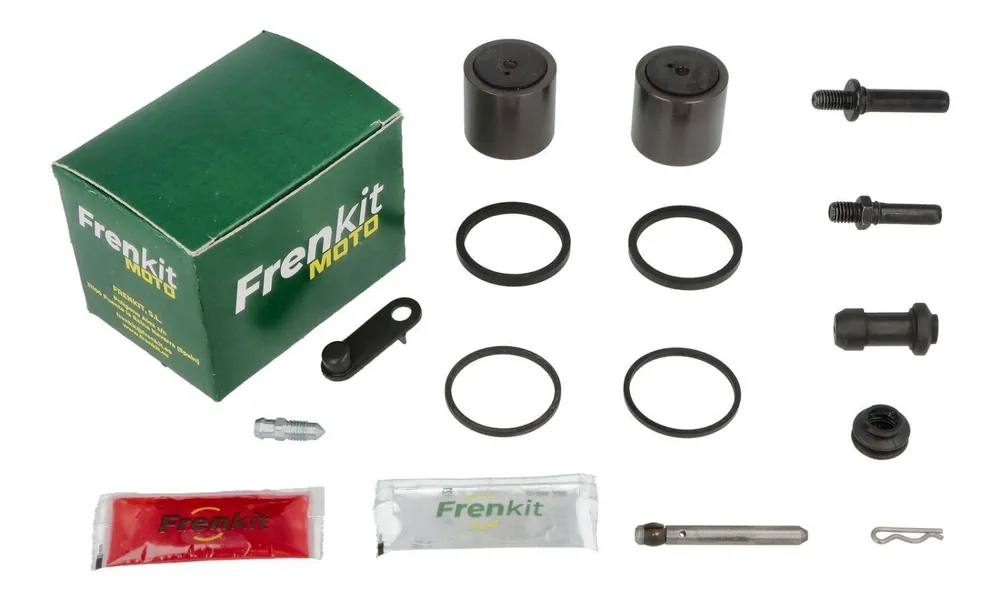 Do wyczerpania zapasów FRENKIT MOTO 2026/05 ZESTAW NAPRAWCZY ZACISKU HAMULCOWEGO (KOMPLETNY / SUPERKIT) BREMBO (TŁOCZEK FI 30 / 32MM) PRZÓD BMW F 650 GS / DAKAR ‘99-‘07, F 800 GS / ADVENTURE ‘07-‘17, F 700 / 750 / 850 GS ‘11-‘22, G 650 GS / SERTAO ‘08-‘16
