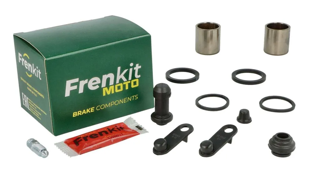 Hit sprzedaży FRENKIT MOTO 2026/05 ZESTAW NAPRAWCZY ZACISKU HAMULCOWEGO (USZCZELNIENIA + TŁOCZKI) NISSIN (TŁOCZEK FI 25MM) PRZÓD HONDA CG 150 ‘05-‘13, CMX 250 C REBEL ‘95-‘96, MSX 125 GROM ‘13-‘18, NS1 50 ‘91-‘98