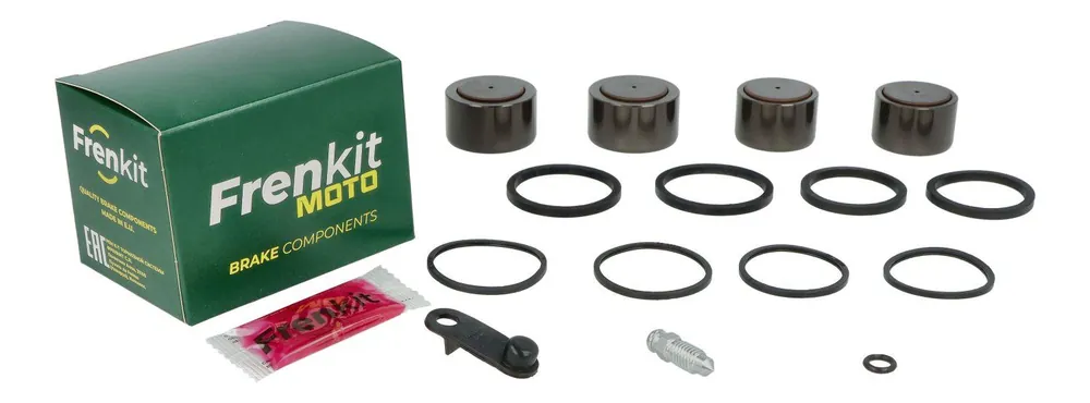 FRENKIT MOTO 2026/05 ZESTAW NAPRAWCZY ZACISKU HAMULCOWEGO (USZCZELNIENIA + TŁOCZKI) BREMBO (TŁOCZEK FI 32 / 36MM) PRZÓD BMW HP2 ‘06-‘08, K 1200 GT ‘02-‘08, K 1300 GT ‘07-‘11, R 1150 GS / ADVENTURE ‘98-‘05, R 1200 GS / ADVENTURE ‘04-‘13 Popularny