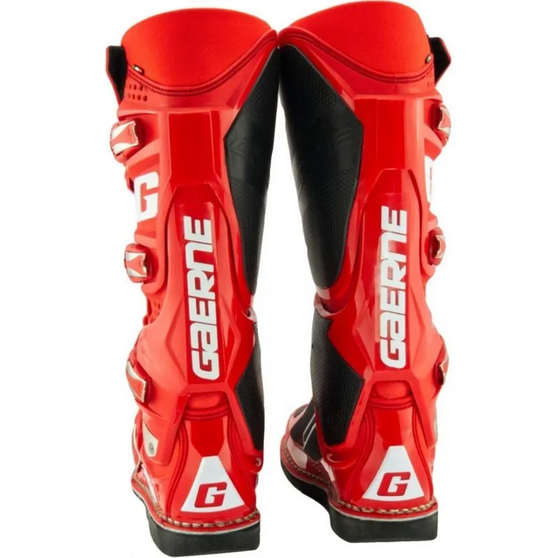 Hit cenowy GAERNE BUTY CROSS/ENDURO MODEL SG-12 SOLID RED KOLOR CZERWONY/BIAŁY ROZMIAR 45