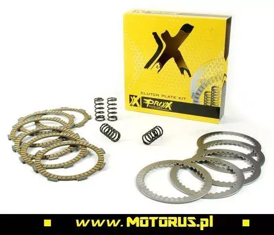 ProX Komplet Tarcz Sprzęgła (Cierne, Przekładki) SUZUKI DR-Z-400 00-13 + KAWASAKI KLX400R 03 Obniżka ceny