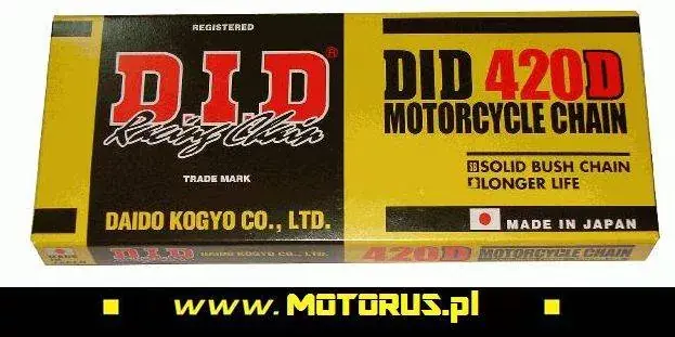 DID 420D-138 ogniw łańcuch napędowy BEZORINGOWY Oferta czasowa