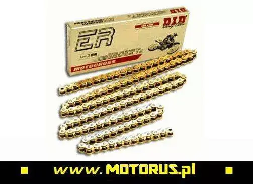 DID 520ERT2-108 ogniw łańcuch napędowy BEZORINGOWY RACING ZŁOTY Hit cenowy