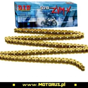 Zamów teraz DID 520ZVMX G&G-110 ogniw łańcuch napędowy X-RING ZŁOTY