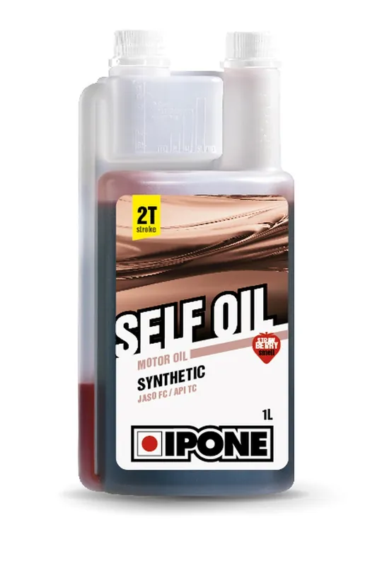 IPONE SELF 2T olej do mieszanki SEMISYNTHETIC 1L TRUSKAWKA (Z DOZOWNIKIEM) (AKC) (15) Oferta limitowana