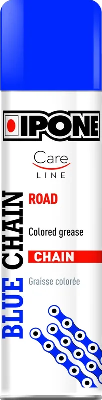 Premium IPONE SPRAY CHAIN 250ML BLUE smar do łańcuchów KOLOR NIEBIESKI (CARELINE) (AKC) (12)