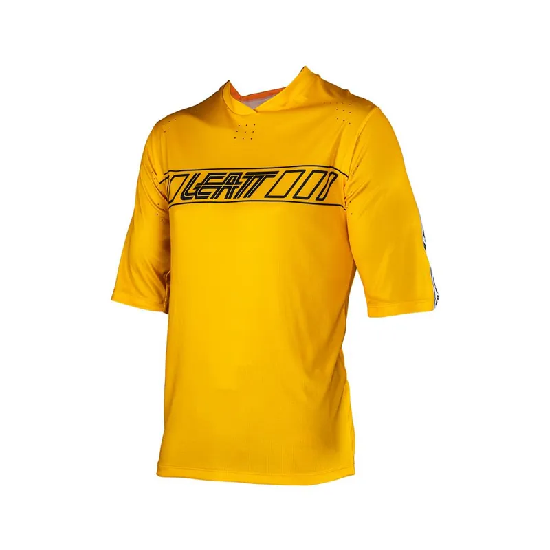 Niska cena LEATT KOSZULKA ROWEROWA MTB ENDURO 3.0 JERSEY GOLD KOLOR ZŁOTY ROZMIAR M