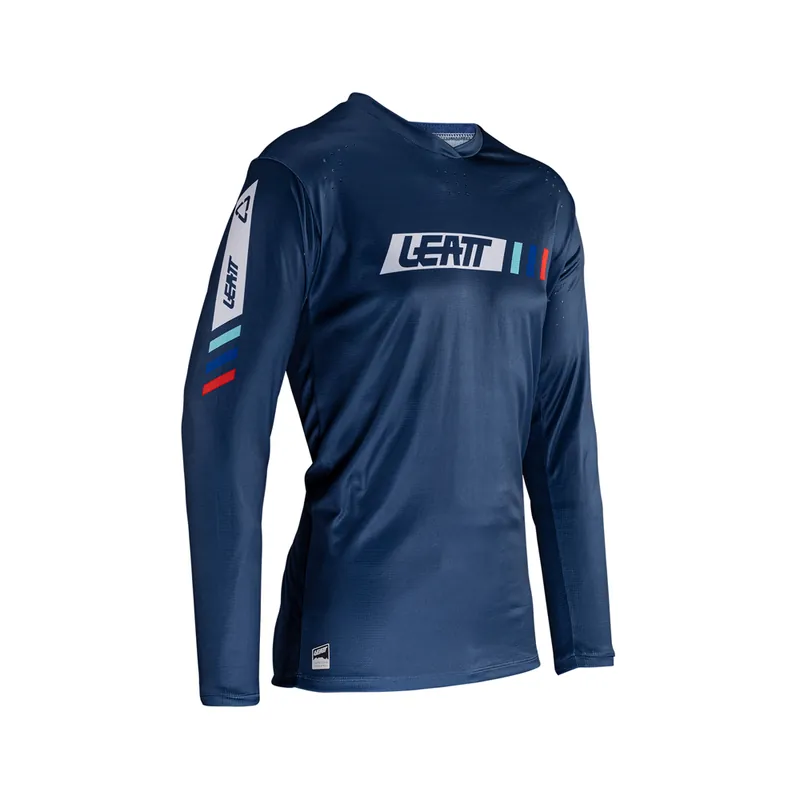 Tylko dziś LEATT KOSZULKA ROWEROWA MTB ENDURO 4.0 JERSEY DENIM KOLOR GRANATOWY ROZMIAR L
