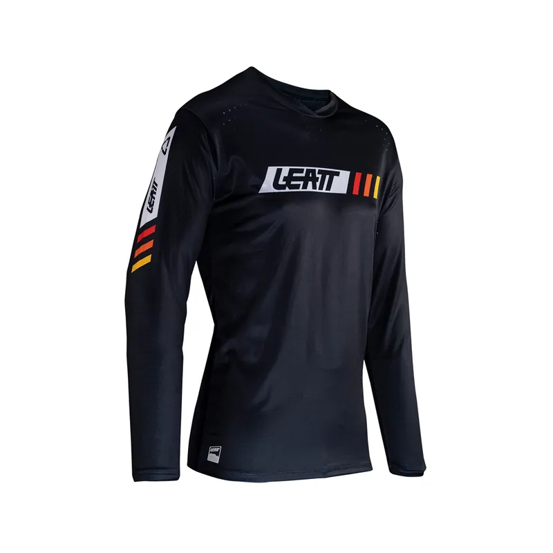 Hit sprzedaży LEATT NOWOŚĆ KOSZULKA ROWEROWA MTB ENDURO 4.0 JERSEY BLACK KOLOR CZARNY ROZMIAR 3XL