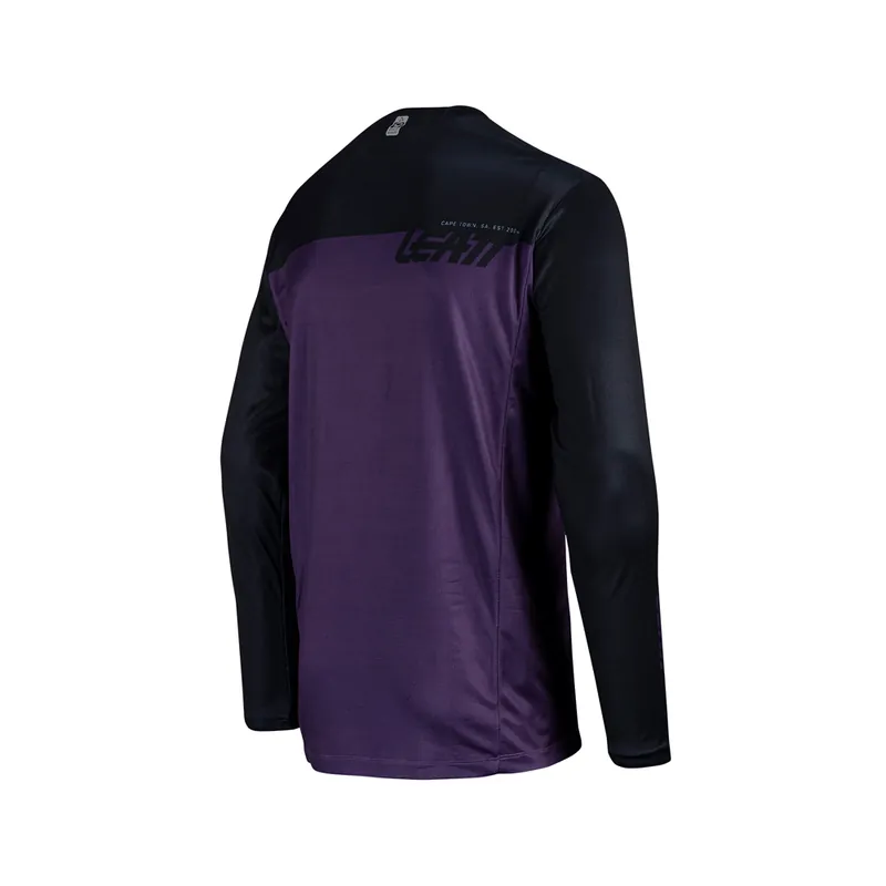 Hit cenowy LEATT KOSZULKA ROWEROWA MTB ENDURO 4.0 JERSEY VELVET KOLOR FIOLETOWY/CZARNY ROZMIAR XXL