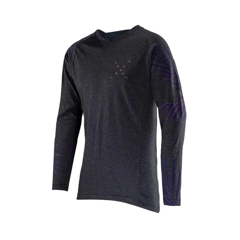 Oferta LEATT KOSZULKA ROWEROWA MTB GRAVITY 2.0 JERSEY PALM KOLOR GRAFITOWY ROZMIAR M