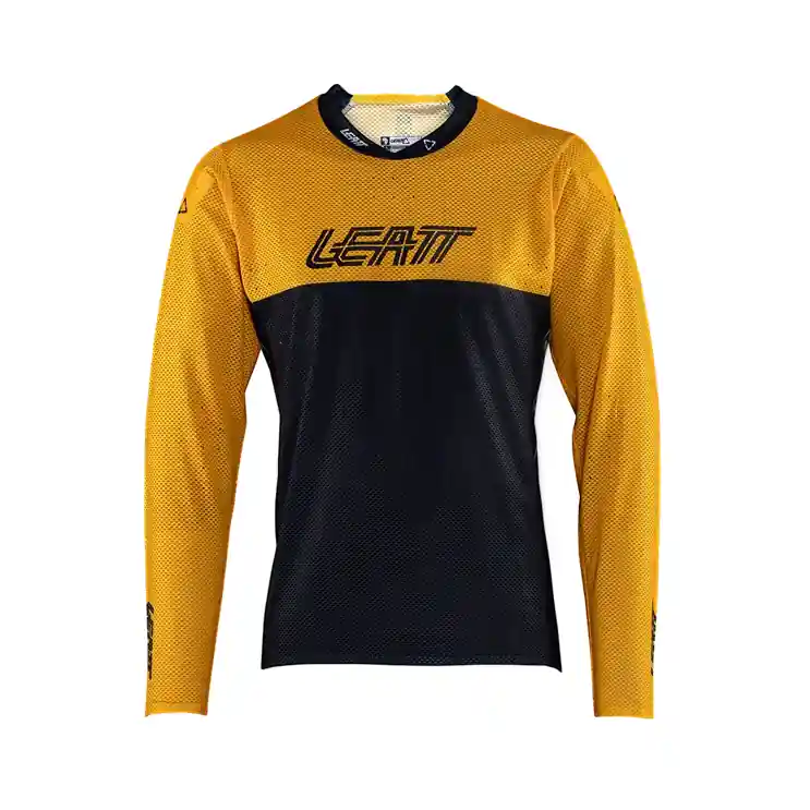LEATT KOSZULKA ROWEROWA MTB GRAVITY 4.0 JERSEY GOLD KOLOR ZŁOTY/CZARNY ROZMIAR M Nowość