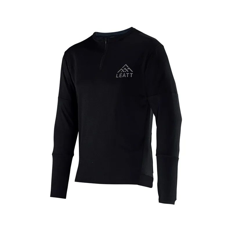 LEATT KOSZULKA ROWEROWA MTB TRAIL 4.0 JERSEY BLACK KOLOR CZARNY ROZMIAR L Hit sprzedaży