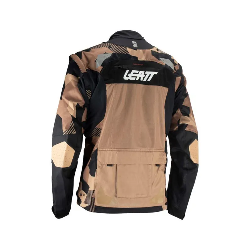 LEATT NOWOŚĆ KURTKA MOTO 4.5 X-FLOW JACKET STONE KOLOR CZARNY/BRĄZOWY/CAMO ROZMIAR L Kup online